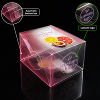 Boîte cadeau rectangulaire transparente en PET de qualité supérieure pour thé aux fruits, thé et jus de fruits, boîte à boisson en plastique recyclable