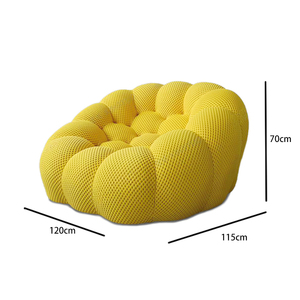 Canapé paresseux inclinable en tissu pour salon, fauteuil pouf en mousse compressée sous vide, mobilier de Chine en gros - Product Image 2