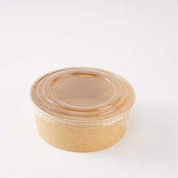 Boîte à emporter en papier kraft enduit de qualité alimentaire, impression dorée, pour salade, hamburger, snack, pizza, bonbons