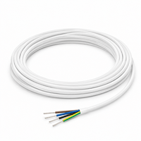 Câble électrique flexible OEM en TPU pour capteur haute température, isolation PVC, 4, 5, 6 conducteurs, fil chauffant