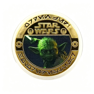 Pièces de monnaie 2026 Sci-Fi Space Galaxy Heroes : Cinq modèles de personnages colorés plaqués or avec étui en acrylique - Product Image 3