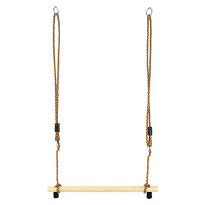 Barra de columpio de madera para niños, equipo de juegos para interiores y exteriores, barra colgante para entrenamiento físico, para niños de 8 a 13 años, 58cm - Product Image 4