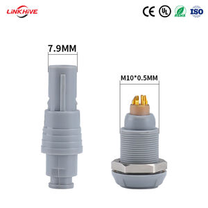 ขั้วต่อแบบกดดึงพลาสติกหลายขา รุ่น P Series สำหรับงานทางการแพทย์ ออกแบบตามสั่ง OEM/ODM  2/<span class=keywords><strong>3</strong></span>/4/5/6/7/9 ขา - Product Image 3