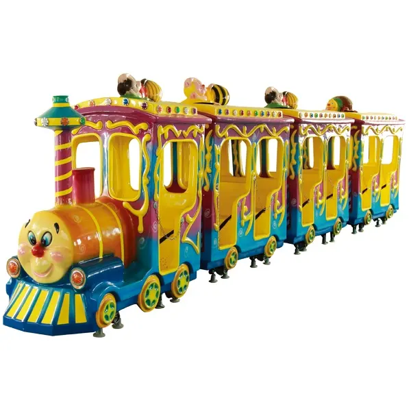 電動軌道列車人気キッズ遊園地動物用魅力的な乗り物