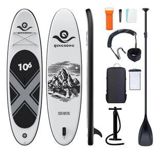 Tabla de Paddle Inflable Plegable con Diseño de Doble Capa de Alta Rigidez para Surfear en Aguas Tranquilas - Product Image 4