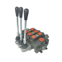 Vanne hydraulique à 1, 2, 3 ou 4 bobines avec commande par câble et télécommande pour camion et chariot élévateur, vanne de commande directionnelle à solénoïde 160 Lpm Sds180