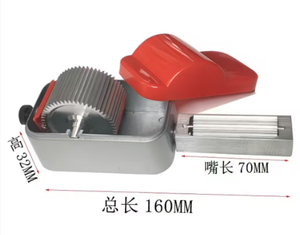 Stainless Steel Compact Replaceable Rollers Leather Edge Painting Tool for Leather - Product Image 2
