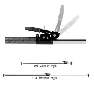 Оптовая Продажа с фабрики DHR бренд сверхмощный 89 "-103" Регулируемый алюминиевый или стальной грузовой замок для электронного контроля груза, Китай - Product Image 2