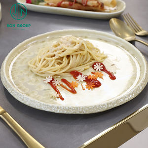 <span class=keywords><strong>Vajilla</strong></span> Redonda de <span class=keywords><strong>Melamina</strong></span> Moderna, No Tóxica, al por Mayor, Plato para Pasta, Pizza, Carne, Cena, para el Hogar y Restaurantes - Product Image 5