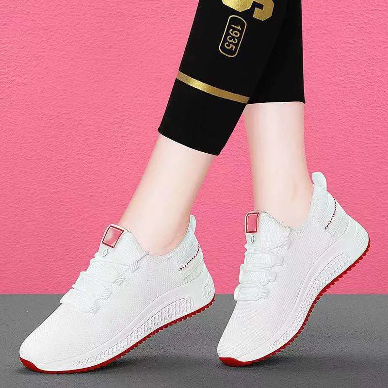 New arrivals cheap fashion women's casual shoes girl ladies' flat shoes women sport shoes white running sneakers for women