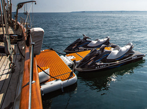 Plateforme flottante gonflable, quai flottant, île flottante, radeau avec surface antidérapante pour piscine, plage, océan - Product Image 5