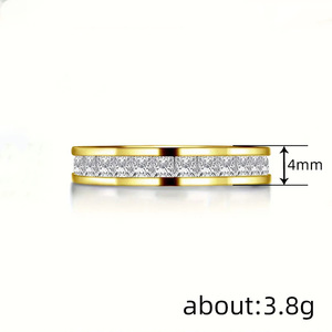 Square Design Ring Simple Finger Ring for Women - Product Image 4