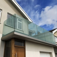 Rampe d'escalier en alliage d'aluminium à profil en U, design moderne, couleur personnalisable, pour appartement, avec différents types de tubes pour balcon