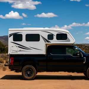 Toilette de camping-car de luxe de haute qualité en fibre de verre/aluminium pour camion tout-terrain, pliable, étanche, avec panneau sandwich, coque de camping-car à glissière - Product Image 3