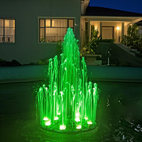 Fuente de Agua Musical Redonda Moderna de Fenlin Factory, Programable y Controlada, para Jardín Exterior
