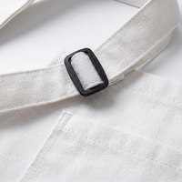 Lot de 10 tabliers à manches réglables réutilisables pour enfants avec 2 poches pour la cuisine, la pâtisserie, la peinture et l'artisanat (blanc)