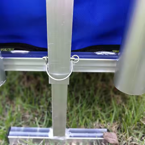 Легкая стальная каркасная рыболовная тележка для кемпинга, простая в использовании многофункциональная пляжная Экипировка, настраиваемый Железный материал - Product Image 3