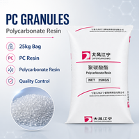 Granulés de polycarbonate transparents anti-UV, matière première pour composants électriques, conteneurs, moulage par injection