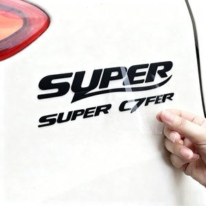 ملصق نافذة السيارة المقاوم للأشعة تحت البنفسجية ، ملصقات مخصصة بشعار مقطوع ، ملصقات سيارة فينيل مصد مقاوم للماء - Product Image 3