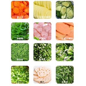 Professionnel électrique persil poireau vert <span class=keywords><strong>oignon</strong></span> concombre chou trancheuse de légumes déchiqueteuse machine de découpe feuille coupe-légumes - Product Image 3
