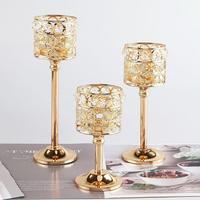 Centre de table en fer forgé de style européen, porte-bougie à jambe droite, pour la décoration de table occidentale, les dîners romantiques et les mariages aux chandelles