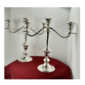 Portavelas de diseño antiguo, candelabro de Metal, hierro, tamaño y forma personalizados, usos en la decoración del hogar - Product Image 1