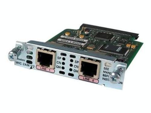 Plc Wic-2am-v2 2-port Integrated V.92 Analog Modem Wan Interface Card Wic for Warranty Product Discontinued