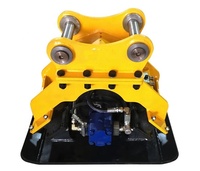 Compacteur à plaques vibrantes hydraulique pour mini-excavatrice avec moteur Yamaha, modèle GT-PC08, composant moteur principal