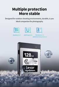 Carte mémoire numérique Type B Argent 128 Go 256 Go 1750 Mo/s pour vidéo 4K Appareil photo reflex CFE TYPE B ARGENT CFE TYPE B ARGENT - Product Image 5