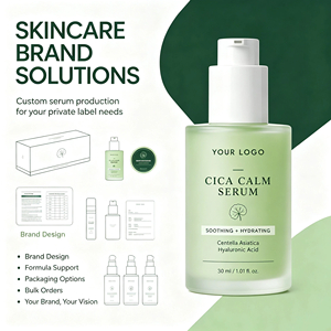 Sérum facial apaisant Cica Calm 30 ml, essence hydratante et apaisante, emballage personnalisé OEM, marque privée - Product Image 5