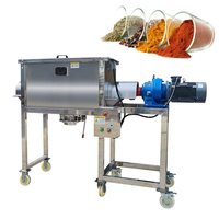 Mélangeur à ruban automatique horizontal à double hélice en acier inoxydable de 1000 L pour farine de maïs, épices et poudres