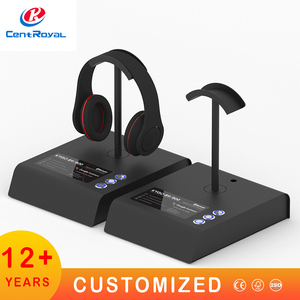 Kim loại Acrylic LED truy cập hàng đầu gỗ TWS Earbuds Tai nghe hiển thị đứng tai nghe loa hiển thị không dây tai nghe hiển thị đứng - Product Image 4