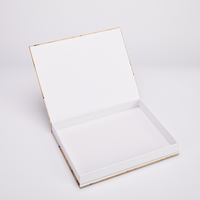 Boîtes en papier rigides avec fermeture magnétique pliante de luxe avec logo personnalisé, laminage brillant, emballage d'affichage mat, boîte cadeau
