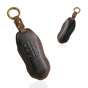Vintage <b>Key</b> case for Xpeng X9 <b>Key</b> Case, Handmade Genuine Leather <b>Remote</b> Control Protective case with Buckle for Xpeng X9 <b>Car</b> - Product Image 5