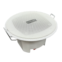 Speaker langit-langit plastik pasif 8ohm 3 inci 3W, untuk sistem musik latar belakang Kafe & Hotel