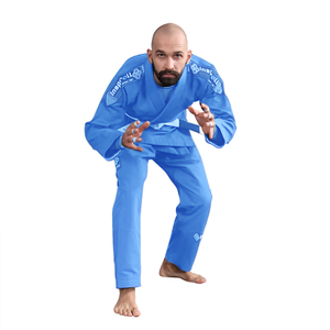 ヘビーデューティーメンズ<span class=keywords><strong>BJJ</strong></span>着550GSMダブルウィーブ強化ステッチ耐久性トレーニングユニフォーム日常練習用 - Product Image 2