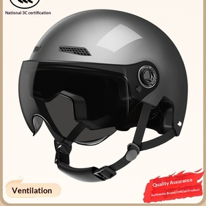 Preço de Fábrica Novo Capacete Elétrico ABS Padrão Nacional para Motocicleta, Ventilação Universal para Todas as Estações, Capacete Aberto com Bateria, Certificação CCC - Product Image 5