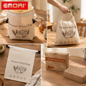 Bolsa de Pan de Cera de Abeja Personalizada, con Certificación LFGB y FDA, Recubierta de Algodón y Lino, para Pan de Cera de Abeja - Product Image 6