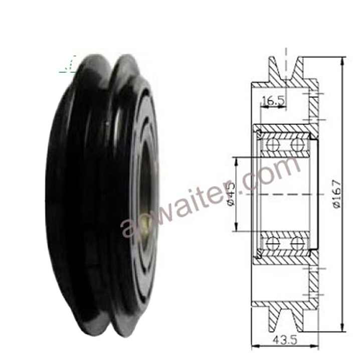 Car air conditioning compressor pulley/magnetic clutch pulley for ...