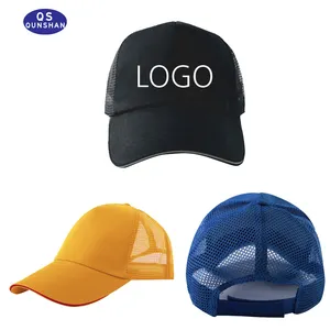 High Quality Cap Embroidery Hats Custom Baseball Cap Trucker Hat With Custom Logo For Men Women 5 Panel Black Worker Sport