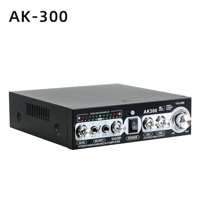 AK-300 Power Amplifier, Home KTV Audio Speaker Power Amplifier