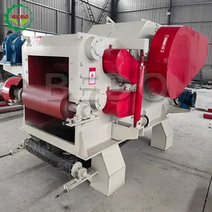 Indonesia Best Seller Drum Wood Chipper Log Chips Chipping Machine For Biomass Making