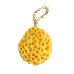 Éponge de bain en nid d'abeille naturelle, absorbante, exfoliante, pour le corps, brosse de bain longue durée pour enfants et adultes - Product Image 1