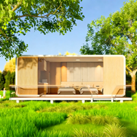 KT - Design moderne et élégant - Panneaux sandwich préfabriqués - Bâtiment modulaire en acier - Bureau portable - Mini-cabane - Conteneur habitable - Hôtel