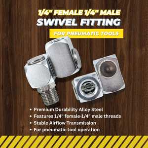 High Quality 360 Degree Rotation Alloy Steel Swivel <b>Fitting</b> <b>Fitting</b> For Air System - Product Image 2