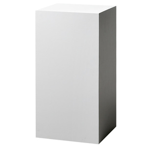 Support photo carré autoportant en cubes blancs mats satinés pour mariage, anniversaire, fête de remise de diplôme - Product Image 2