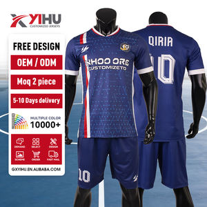 Jersey sepak bola dapat disesuaikan Jersey bola nyaman atasan poliester sejuk sublimasi cetak Digital ringan - Product Image 1