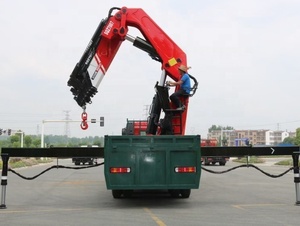 Grúa montada <span class=keywords><strong>articulada</strong></span> grande y pesada de 33 toneladas en camión FAW J6P 8x4 - Product Image 6