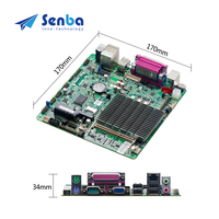 Carte mère ITX-M51_D912L Mini ITX avec J1900 DDR3 RS232 Emplacement SIM LPT PS2 TPM Ventilateur 12V Sans Ventilateur Tout-en-un Carte mère ITX Mini PCI
