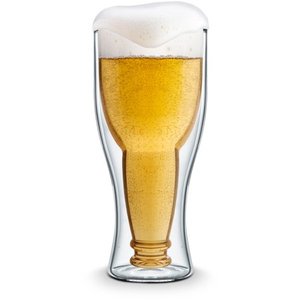 Nouveauté Durable À Double Paroi À <span class=keywords><strong>L</strong></span>'envers Tasse de Bière En Verre - Product Image 5